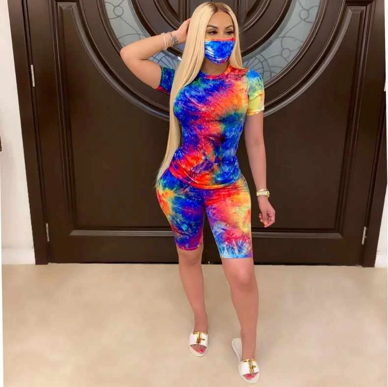 Clothes for Women 2021 Wholesale Hot Sale Summer Plus Size Sportswear Tie Dye 2 Piece Set Women, Picture
Clothes for Women 2021 Wholesale Hot Sale Summer Plus Size Sportswear Tie Dye 2 Piece Set Women, Picture