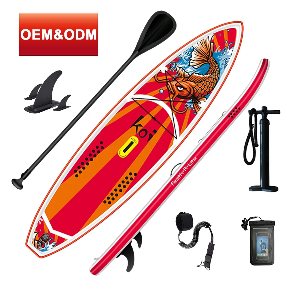 Fly Eagle OEM quality sup board inflateable paddle surfboard inflateable stand up paddleboard, Red
Fly Eagle OEM quality sup board inflateable paddle surfboard inflateable stand up paddleboard, Red