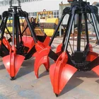 Electric hydraulic grab bucket crane for waste metal