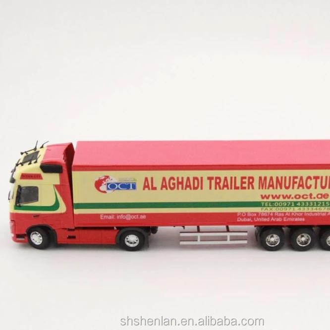 Volvo metal truck model 1:50 scale 34.4x6.4x8cm promotional gift