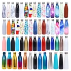 Multi-color 500ml vacuum insulated stainless steel double wall electroplate sport water bottle