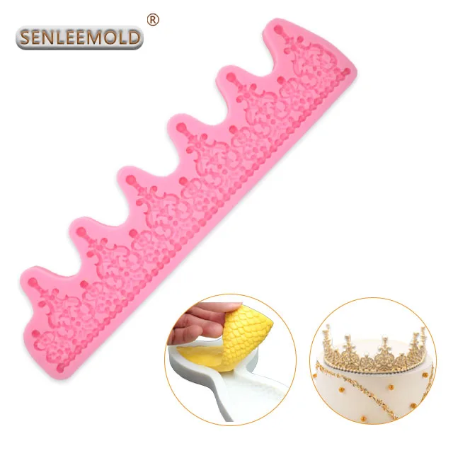 3D princess crown silicone mold fondant chocolate wedding cake decoration mold kitchen utensils decoration accessories clay mold, Random or specify or custom made
3D princess crown silicone mold fondant chocolate wedding cake decoration mold kitchen utensils decoration accessories clay mold, Random or specify or custom made