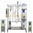CBD distillation equipment crude oil separation machine shortpath glass wiped film distillery