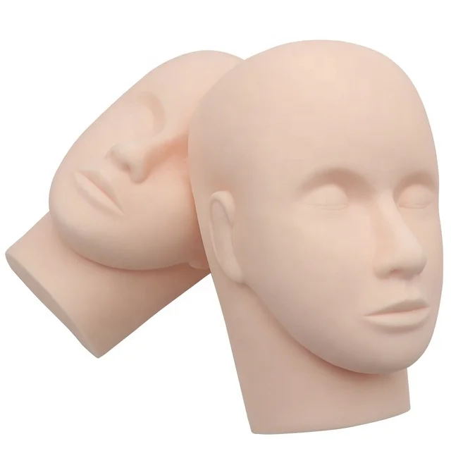 Soft And Easy Clean Super Quality Flat Practice Mannequin Head For Eyelash Extension Silicone Model Head, Flesh color
Soft And Easy Clean Super Quality Flat Practice Mannequin Head For Eyelash Extension Silicone Model Head, Flesh color