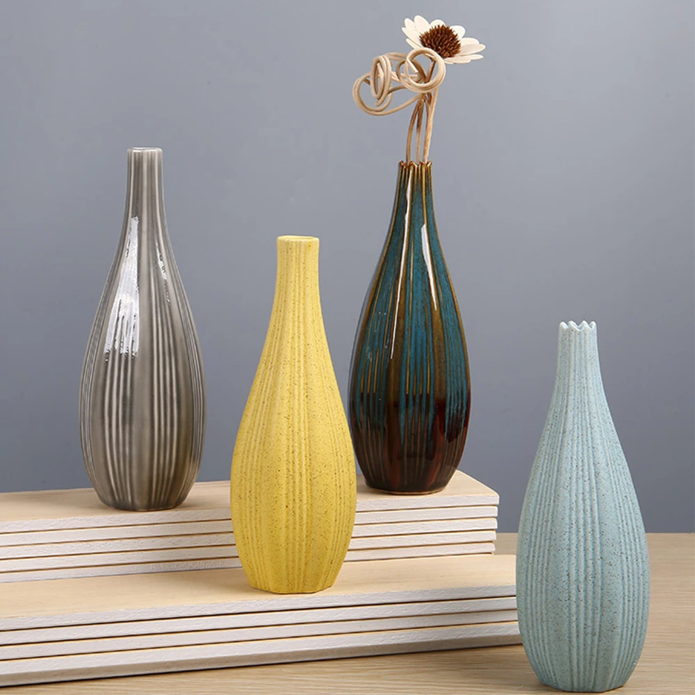 Ceramic Ornaments Garden Desktop Decor Vase Plant Pot Pottery Home Colorful Handcraft Planter China Cheongsam shape simple vase
Ceramic Ornaments Garden Desktop Decor Vase Plant Pot Pottery Home Colorful Handcraft Planter China Cheongsam shape simple vase