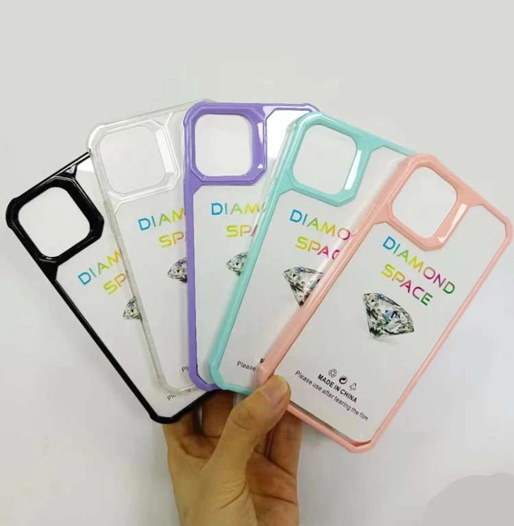 Hybrid Candy Bumper Hard Transparent Diamond Space Design 2in1 TPU PC Clear Cell Mobile Phone Cover Case For Iphone 13 Pro
Hybrid Candy Bumper Hard Transparent Diamond Space Design 2in1 TPU PC Clear Cell Mobile Phone Cover Case For Iphone 13 Pro