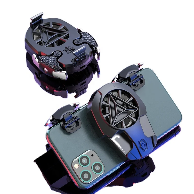 Newest Z02 mobile game controller and joystick for L1R1 Fire/Aim Key Gamepad with cooling fan
Newest Z02 mobile game controller and joystick for L1R1 Fire/Aim Key Gamepad with cooling fan