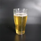 285ml 10oz Barware Conical Cup Unbreakable Beer Glass Branded Clear Plastic Beer Glass