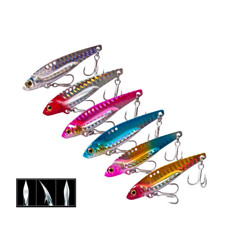 Fishing lures 5g 7.5g 10g 13g 16g 20g Blade metal VIB metal spoon lures VIB bait metal fishing jig, 9 colors 
Fishing lures 5g 7.5g 10g 13g 16g 20g Blade metal VIB metal spoon lures VIB bait metal fishing jig, 9 colors