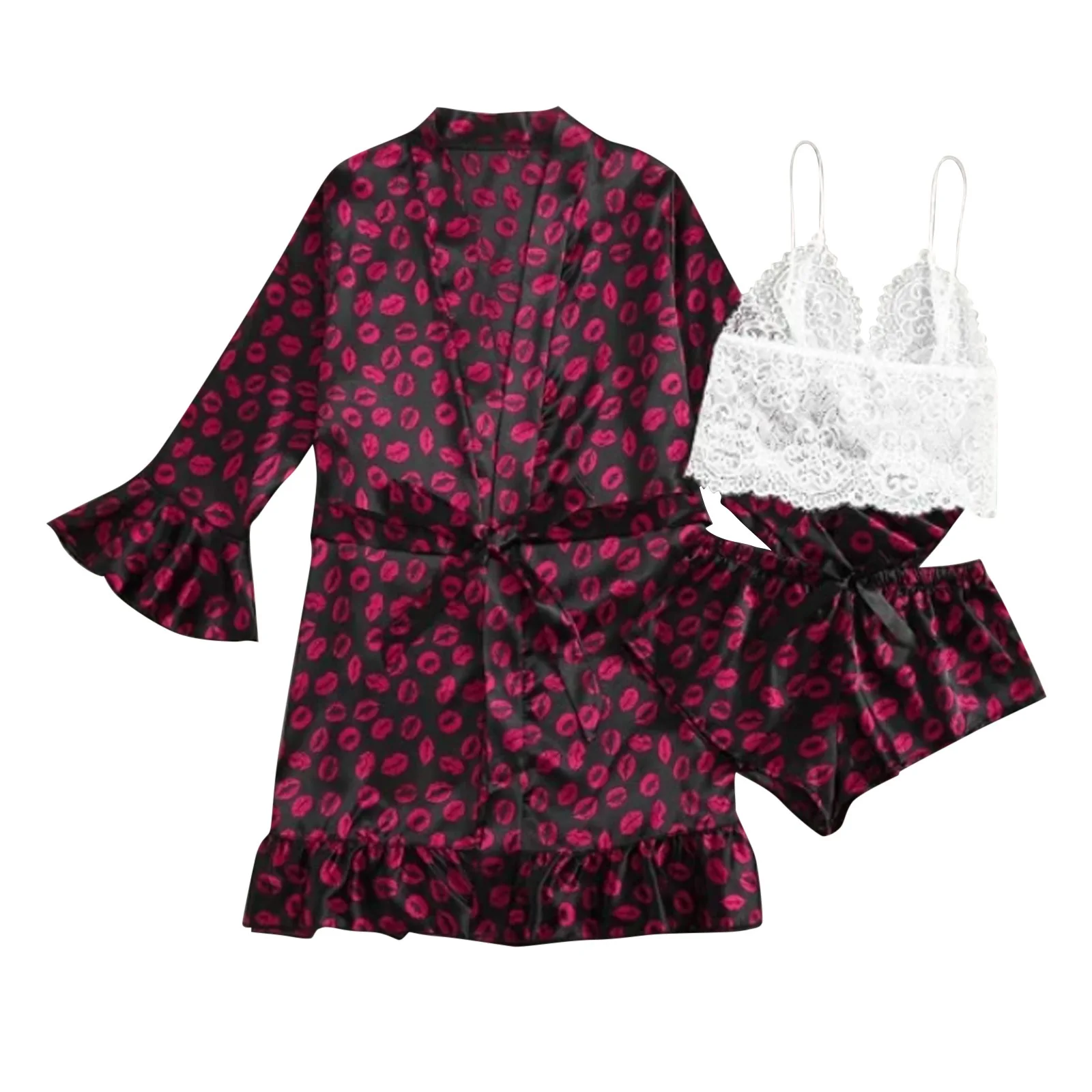 sfy1613 hot sale women 3pcs set sexy lingeries silk women sleepwear pajamas nightawear
sfy1613 hot sale women 3pcs set sexy lingeries silk women sleepwear pajamas nightawear