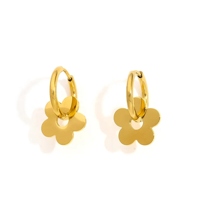 MICCI Wholesale Custom 18K Gold Plated Stainless Steel Unique Jewelry Flower Hoop Earrings
MICCI Wholesale Custom 18K Gold Plated Stainless Steel Unique Jewelry Flower Hoop Earrings