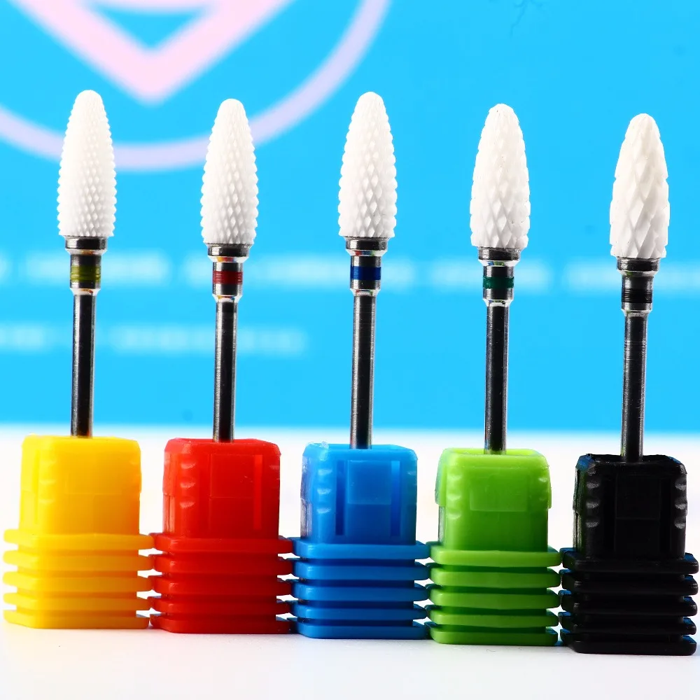 wholesale white 5pcs x Corn Bullet ceramic nail drill bit Special Tool for Electric Nail Grinder 2.35mm dental polish drills, As picture
wholesale white 5pcs x Corn Bullet ceramic nail drill bit Special Tool for Electric Nail Grinder 2.35mm dental polish drills, As picture