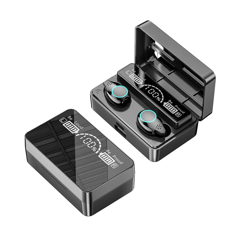 X3-B TWS Wireless Earphone IPX5 Waterproof Sports Mini Headset Earbuds LED Display 2000mAh Charging Box Deep Bass Headphone
X3-B TWS Wireless Earphone IPX5 Waterproof Sports Mini Headset Earbuds LED Display 2000mAh Charging Box Deep Bass Headphone