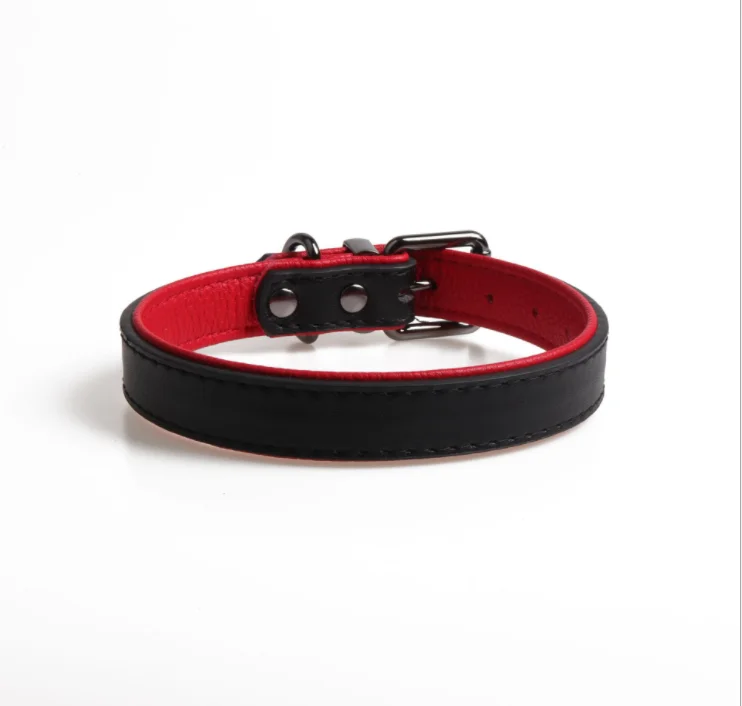 Genuine Leather Alloy Hardware Double D-Ring Leather Dog Collar for Medium Large and Extra Large Dogs
Genuine Leather Alloy Hardware Double D-Ring Leather Dog Collar for Medium Large and Extra Large Dogs