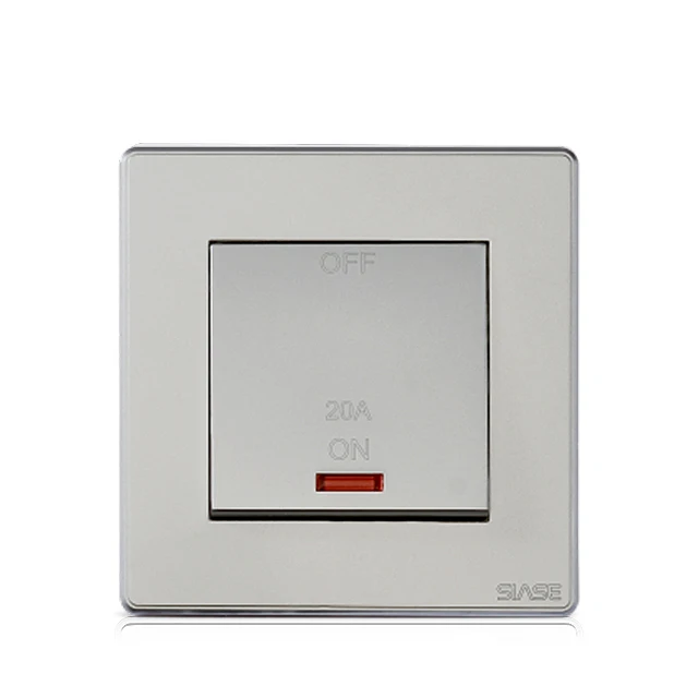 Electric DP 220V 20A Wall Electrical Push Button Water Heater Switch