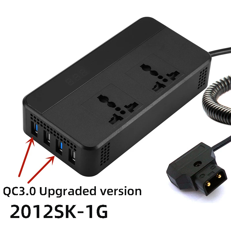 NEW D-TAP Straight Cable to Power Inverter 4*USB Port Intelligently Recognizes The Output Current Independent Digital Display
NEW D-TAP Straight Cable to Power Inverter 4*USB Port Intelligently Recognizes The Output Current Independent Digital Display