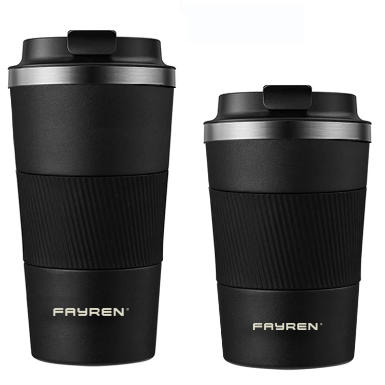 Fayren Double Wall Stainless Steel Tumbler Anti-Slip Insulated Coffee Travel Mug Tumbler Coffee Cups with silicone sleeve, Customized colors acceptable
Fayren Double Wall Stainless Steel Tumbler Anti-Slip Insulated Coffee Travel Mug Tumbler Coffee Cups with silicone sleeve, Customized colors acceptable