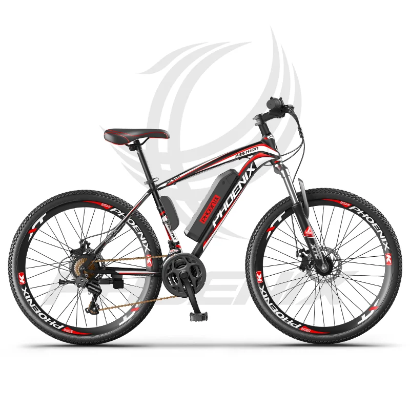 Phoenix 26" 21Speed Carbon Steel mountain bike electr 36V10AH electric dirt bike electric offroad bicycle
Phoenix 26" 21Speed Carbon Steel mountain bike electr 36V10AH electric dirt bike electric offroad bicycle