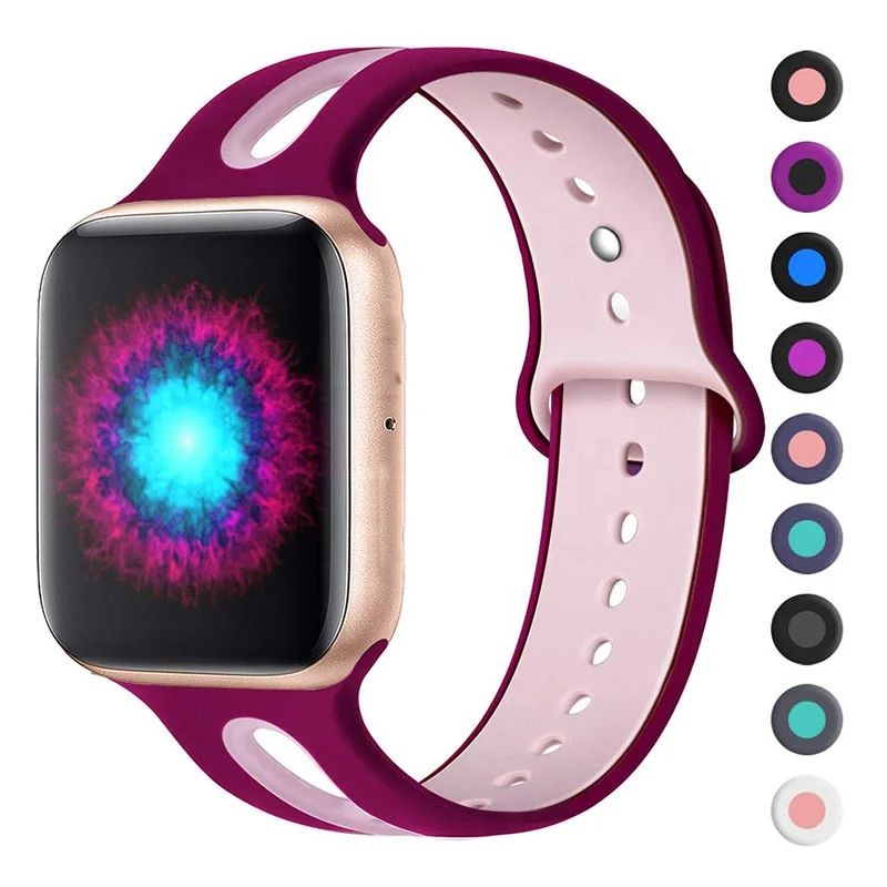 Colorful for iWatch 42mm Soft Silicone Bracelet Bangle Smart Watch Strap 38mm Watch Band
Colorful for iWatch 42mm Soft Silicone Bracelet Bangle Smart Watch Strap 38mm Watch Band