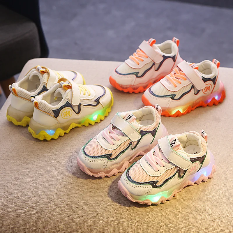 New arrival high quality sport LED kids children shoes unisex, Pink/orange/yellow
New arrival high quality sport LED kids children shoes unisex, Pink/orange/yellow