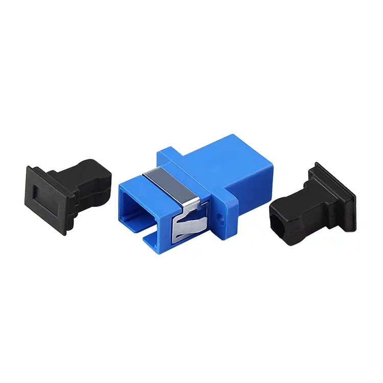 Manufacturer Optical fiber sc upc apc simplex fiber adapter, optic flange fiber coupler adapter