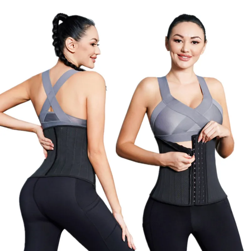 Latex Corset Waist Trainer For Women Compression Slimming Body Shaperwear 25 Steel Bone girdles Waist Belt, Black beige
Latex Corset Waist Trainer For Women Compression Slimming Body Shaperwear 25 Steel Bone girdles Waist Belt, Black beige