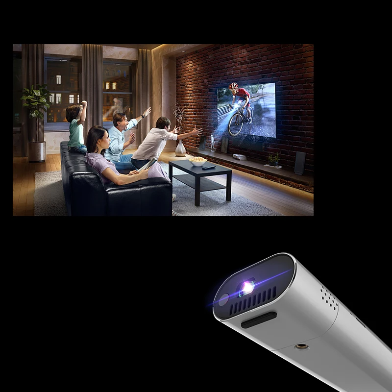 2019 Kixin k4 mini Android DLP projector mini led projector home theater portable dvd pico projector, Silver and black
2019 Kixin k4 mini Android DLP projector mini led projector home theater portable dvd pico projector, Silver and black