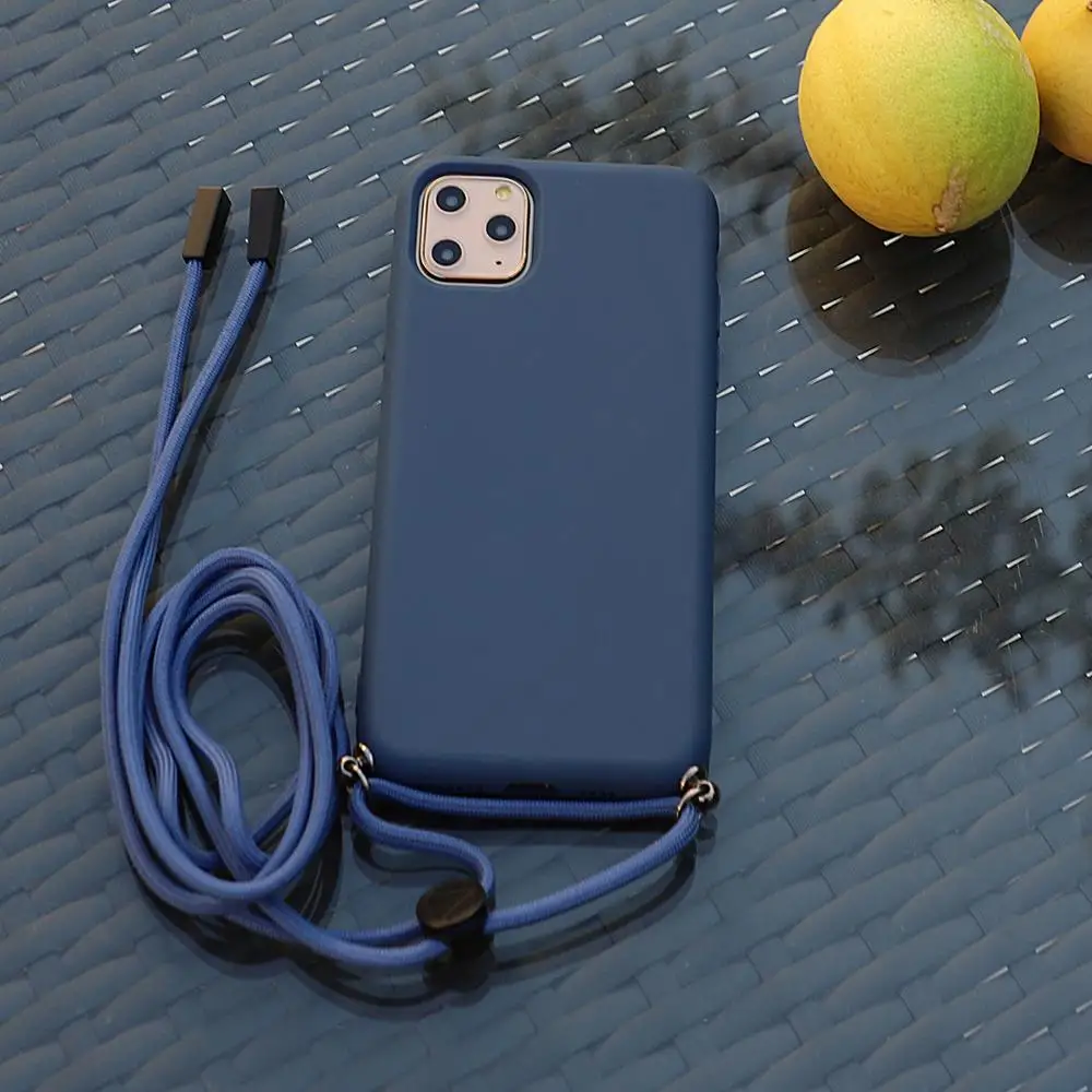 TPU Cell Phone Mobile Cover with Lanyard Strap Necklace Crossbody Phone Case For iPhone 11, 13colors
TPU Cell Phone Mobile Cover with Lanyard Strap Necklace Crossbody Phone Case For iPhone 11, 13colors