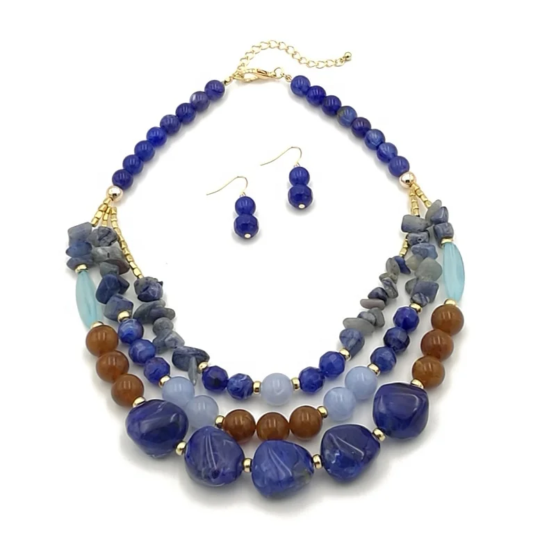 Multilayer Exaggerated Retro Resin Large Bead Necklace For Women, Black color red brown blue green
Multilayer Exaggerated Retro Resin Large Bead Necklace For Women, Black color red brown blue green