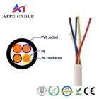 PVC/PE jacket Unshielded Control cable 2C 4C 6C 8C 10C Flexible multi core signal cable