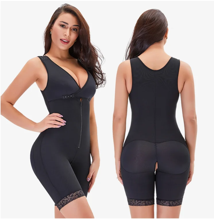 High Quality Fajas Colombianas Crotchless Shapewear Tummy Control Zipper Women Shapewear Bodysuit Short
High Quality Fajas Colombianas Crotchless Shapewear Tummy Control Zipper Women Shapewear Bodysuit Short
