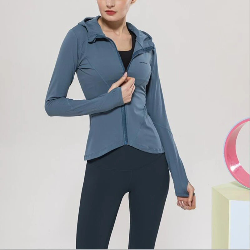Fashion Fitness Long Sleeve T-shirts Quick Dry Zipper Hoodie Running Jackets Women's Yoga Top, Grey blue black red
Fashion Fitness Long Sleeve T-shirts Quick Dry Zipper Hoodie Running Jackets Women's Yoga Top, Grey blue black red
