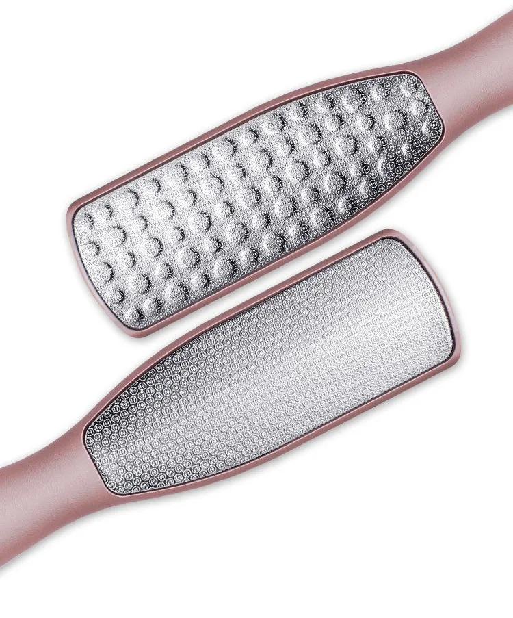 Hard Skin Foot Care Rasp Skin File Waterproof Cover Stainless Steel Double-Sided Foot Grinder Pedicure Foot File Callus Remover
Hard Skin Foot Care Rasp Skin File Waterproof Cover Stainless Steel Double-Sided Foot Grinder Pedicure Foot File Callus Remover