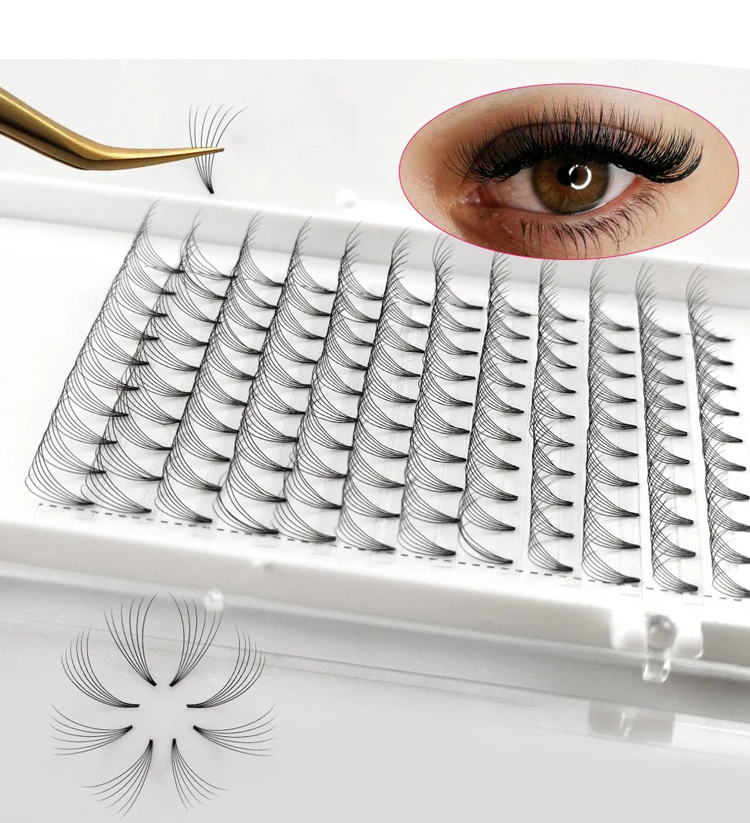 Hand Made Soft Fan Faux Mink Volume Eyelash Extensions with Fancy Eyelash Packaging Box, Natural black
Hand Made Soft Fan Faux Mink Volume Eyelash Extensions with Fancy Eyelash Packaging Box, Natural black