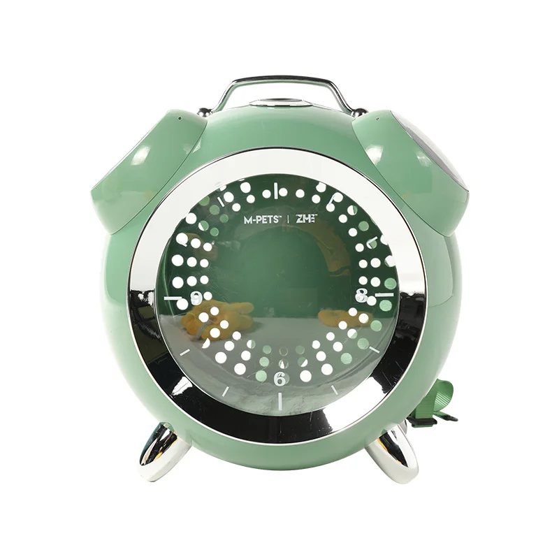 Kimpets New Design Clock Shape Pet Portable Travel Breathable Big Space Bag For Cat, Green/sky blue/pink
Kimpets New Design Clock Shape Pet Portable Travel Breathable Big Space Bag For Cat, Green/sky blue/pink
