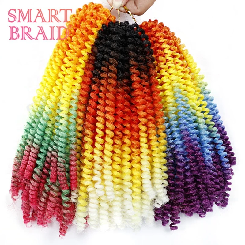 Factory Outlet Crochet Braid Bomb Twist Braid Crochet Hair Ombre Color Synthetic Fluffy Hair Extension Spring Twist Crochet Hair
Factory Outlet Crochet Braid Bomb Twist Braid Crochet Hair Ombre Color Synthetic Fluffy Hair Extension Spring Twist Crochet Hair