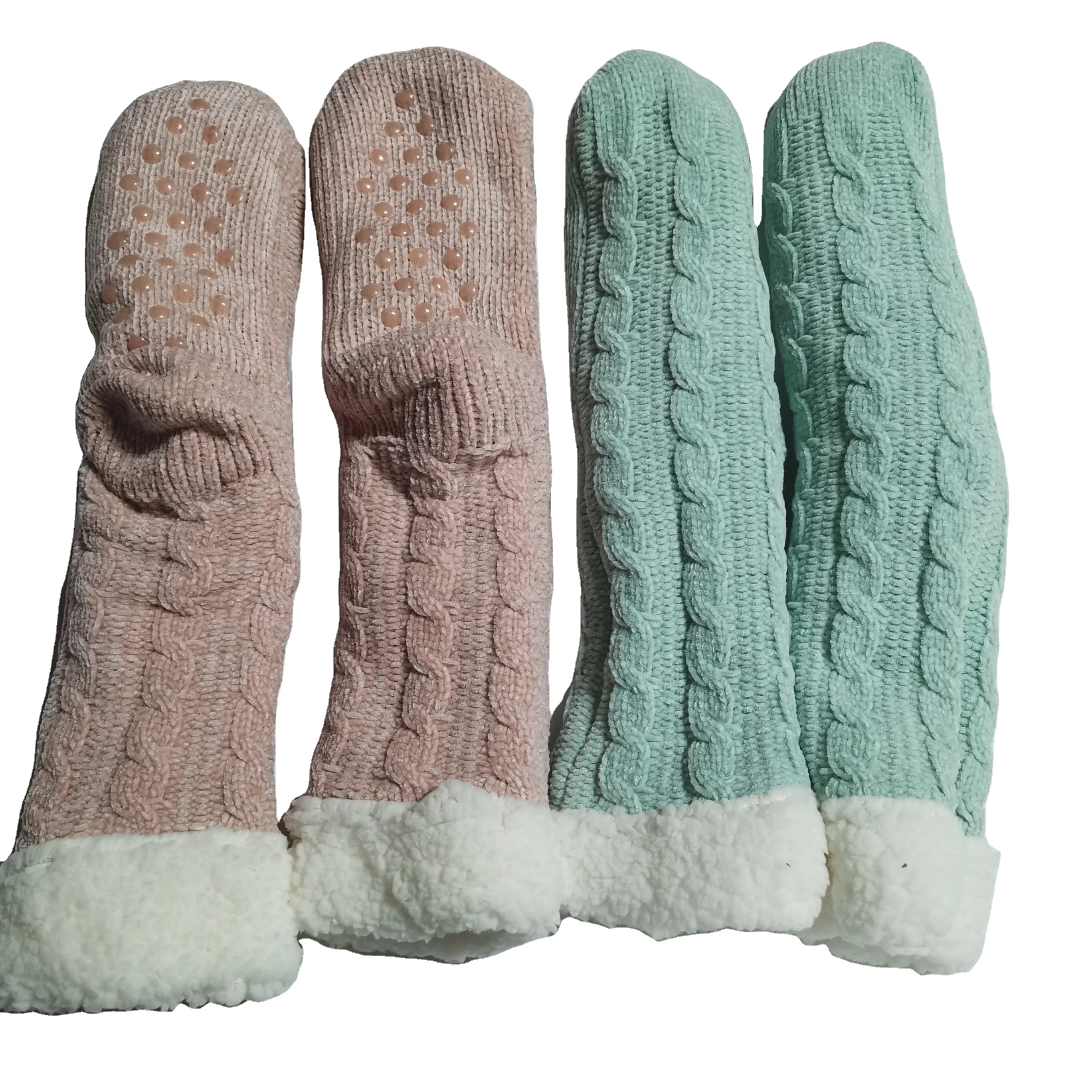 Super soft floor slipper warm sock fuzzy thermal fluffy chenille socks for winter, Pink/green
Super soft floor slipper warm sock fuzzy thermal fluffy chenille socks for winter, Pink/green