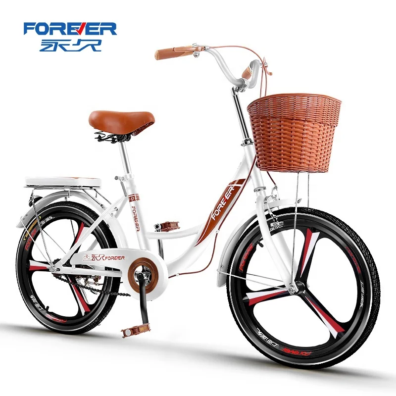 FOREVER Wholesale China New Style single speed 20 inch bicycle with basket light city bicycle for student or adult or children
FOREVER Wholesale China New Style single speed 20 inch bicycle with basket light city bicycle for student or adult or children