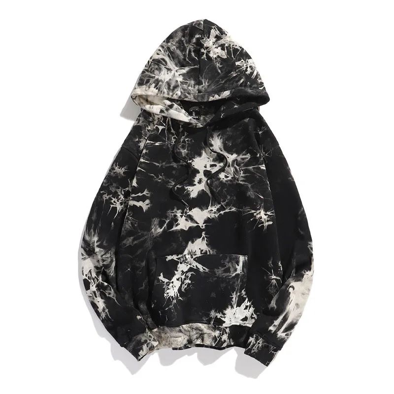 Dark Tie-dye Gradient Color Hooded Sweatshirt Men High Street Fashion Pullover Hoodie Oversized Male Streetwear 100% Cotton, Picture shows
Dark Tie-dye Gradient Color Hooded Sweatshirt Men High Street Fashion Pullover Hoodie Oversized Male Streetwear 100% Cotton, Picture shows