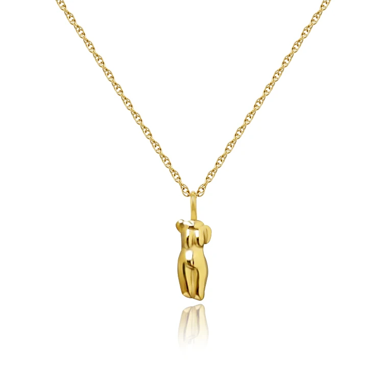 18K gold plated Stainless Steel Abstract sexy woman Personalized Female Body Art Pendant Necklace
18K gold plated Stainless Steel Abstract sexy woman Personalized Female Body Art Pendant Necklace