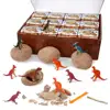 DIY Excavation Tools Plastic Dig Discovery Resin Figure Anime Kids Science Kits Dino Dinosaur Egg Fossil Toy