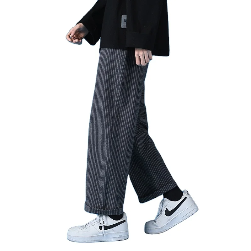 SingleRoad Baggy Striped Pants Men Unisex 2021 Straight Sweatpants Japanese Streetwear Trousers Harem Jogging Pants For Men
SingleRoad Baggy Striped Pants Men Unisex 2021 Straight Sweatpants Japanese Streetwear Trousers Harem Jogging Pants For Men