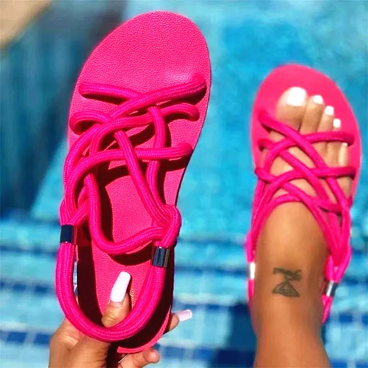 2021 Cross-border Hemp Rope Set Foot Ladies Sandals Open Toe European Style Sandals Outdoor Beach Women's Slippers, As picture show or customized
2021 Cross-border Hemp Rope Set Foot Ladies Sandals Open Toe European Style Sandals Outdoor Beach Women's Slippers, As picture show or customized