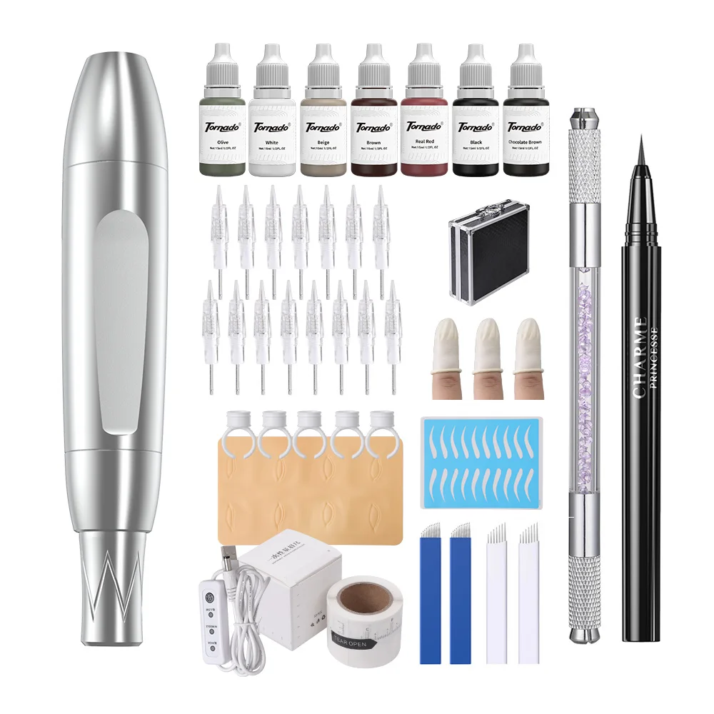 Microblading Supplies Eyebrow Permanent Makeup Machine Pen Kit With Free Ink
Microblading Supplies Eyebrow Permanent Makeup Machine Pen Kit With Free Ink