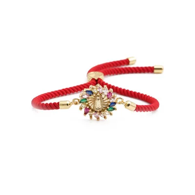 Women Fashion Virgin Maria Charm Bracelet Handmade Adjustable Red Rope Colored CZ Virgin Mary Bracelet
Women Fashion Virgin Maria Charm Bracelet Handmade Adjustable Red Rope Colored CZ Virgin Mary Bracelet