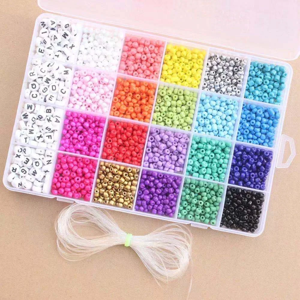 Amazon Hot Sale Jewelry Handmade Start Kit 4MM Crystal Spacer Glass Seed Beads Kit
Amazon Hot Sale Jewelry Handmade Start Kit 4MM Crystal Spacer Glass Seed Beads Kit