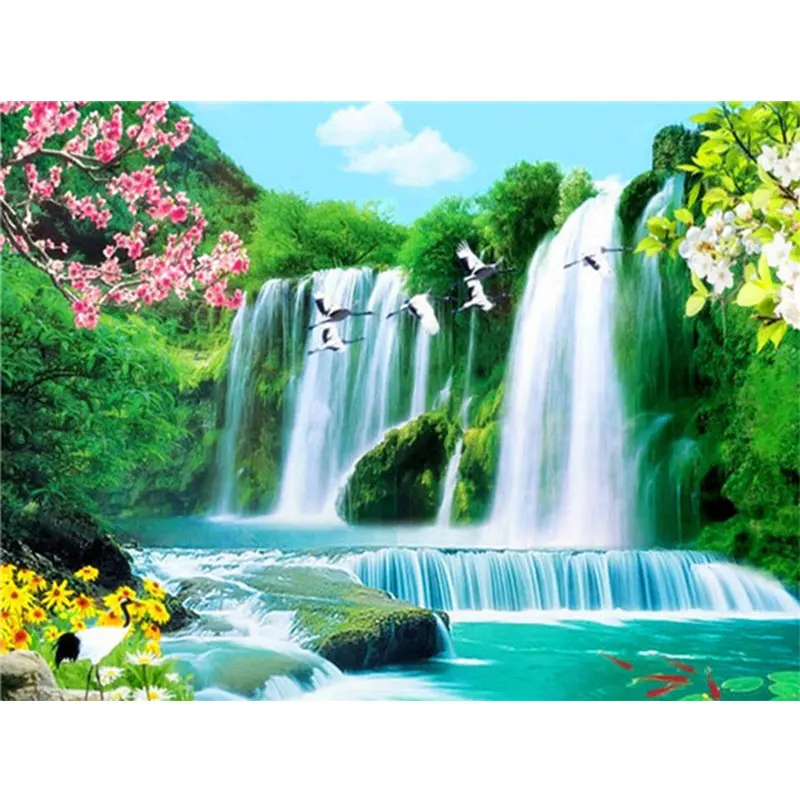 Custom Resin Diamond Painting Waterfall Full Square Diamond Embroidery Sale Landscape Handicraft New Arrival
Custom Resin Diamond Painting Waterfall Full Square Diamond Embroidery Sale Landscape Handicraft New Arrival