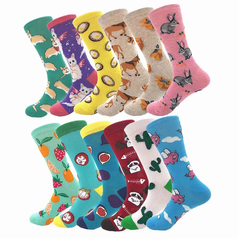 Autumn 2021 new cotton men's socks flower animals creative cartoon personality female stockings couple tube socks
Autumn 2021 new cotton men's socks flower animals creative cartoon personality female stockings couple tube socks