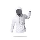 1pcs MOQ Plain Men Custom Hoodie Unisex Zipper Hoodies For And Women Thin White Gray Red Blue Black Pullover