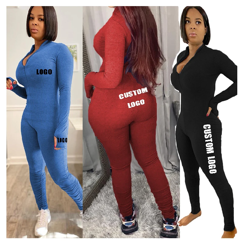 Free shipping Custom Logo women Wholesale Women Clothing Long Sleeve jumpsuit rompers Pleated outfit bodycon jumpsuit, Customized color
Free shipping Custom Logo women Wholesale Women Clothing Long Sleeve jumpsuit rompers Pleated outfit bodycon jumpsuit, Customized color